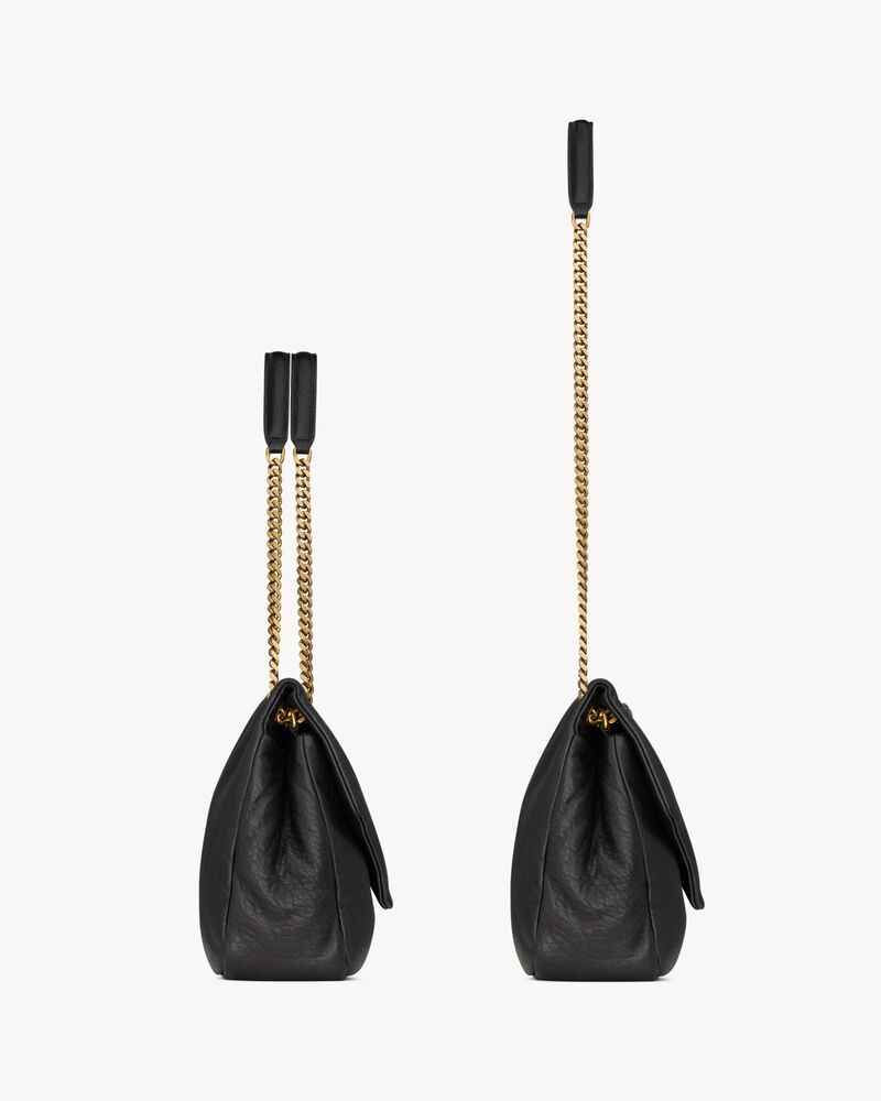 Calypso粒面羊皮革大号手袋