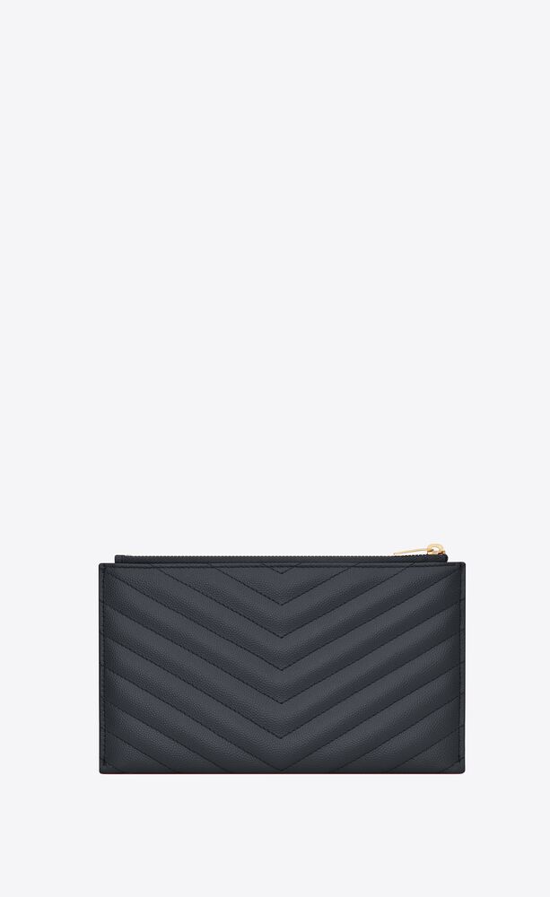 CASSANDRE SAINT LAURENT MATELASSÉ 粒纹压花皮革钱包