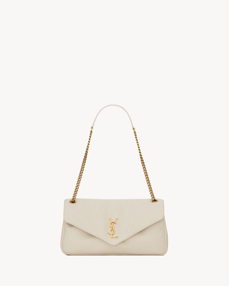 CALYPSO中号粒面羊皮革手袋