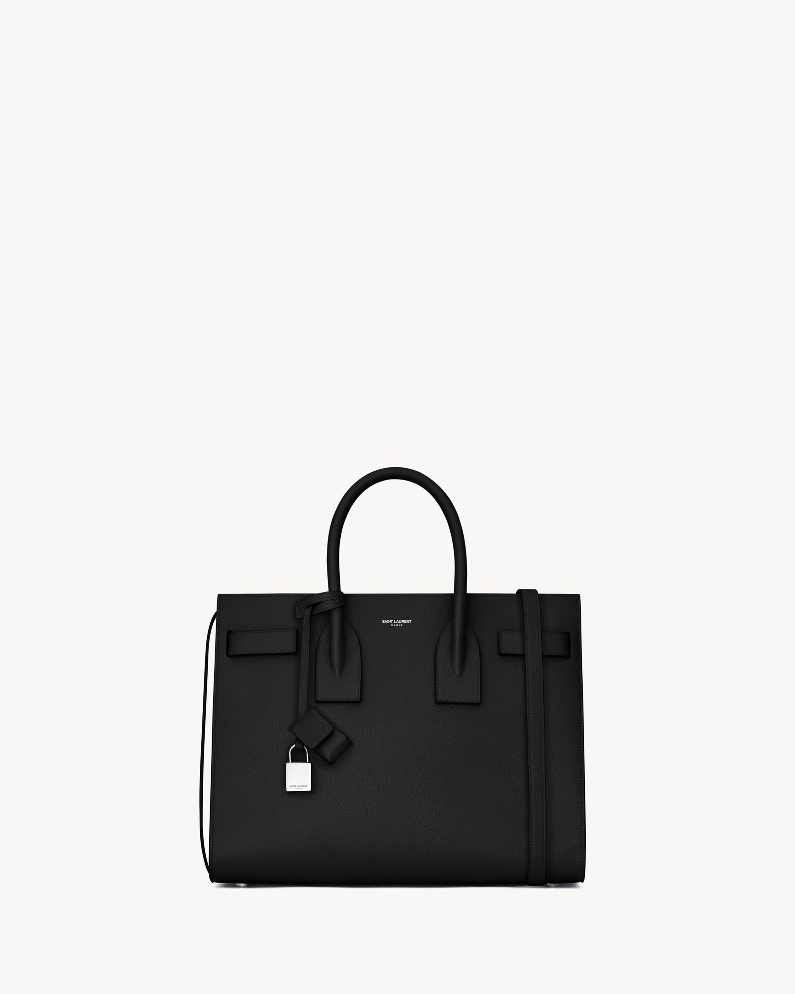 SAC DE JOUR小号粒面皮革手袋