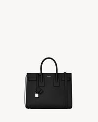 SAC DE JOUR小号粒面皮革手袋