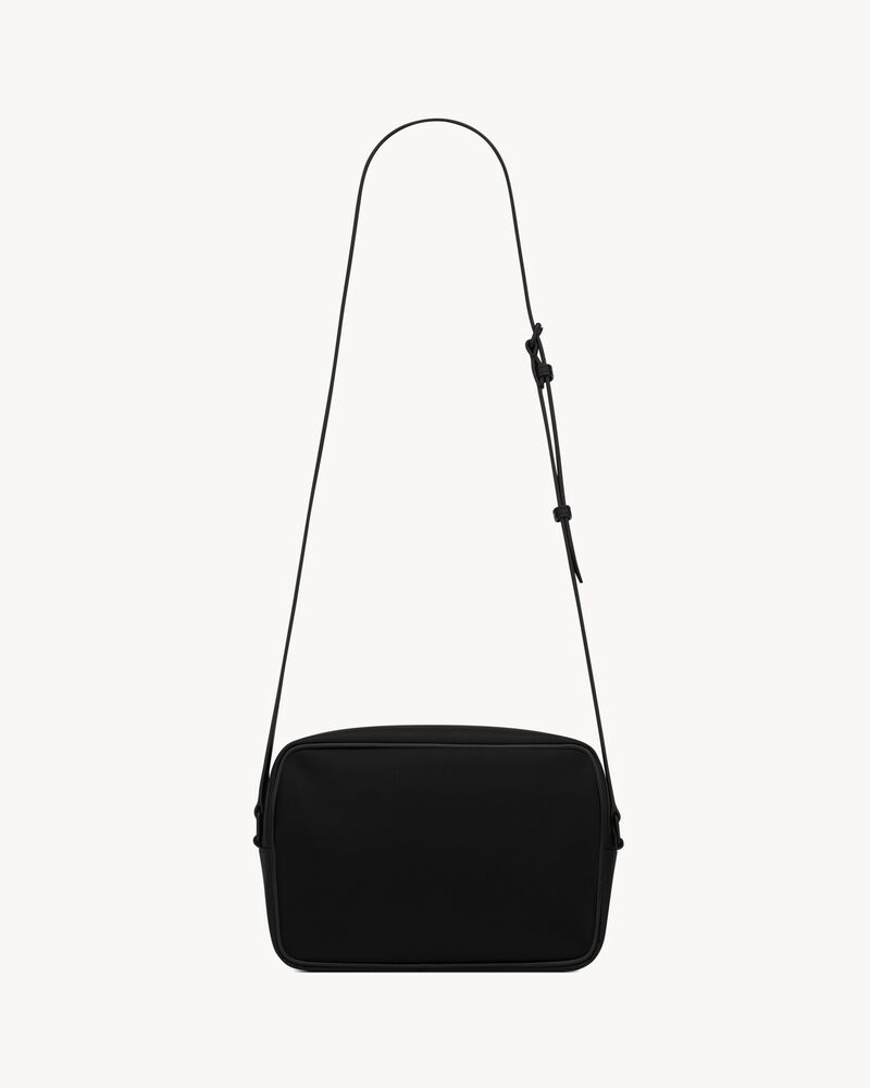 Camp再生尼龙和羊皮革相机包