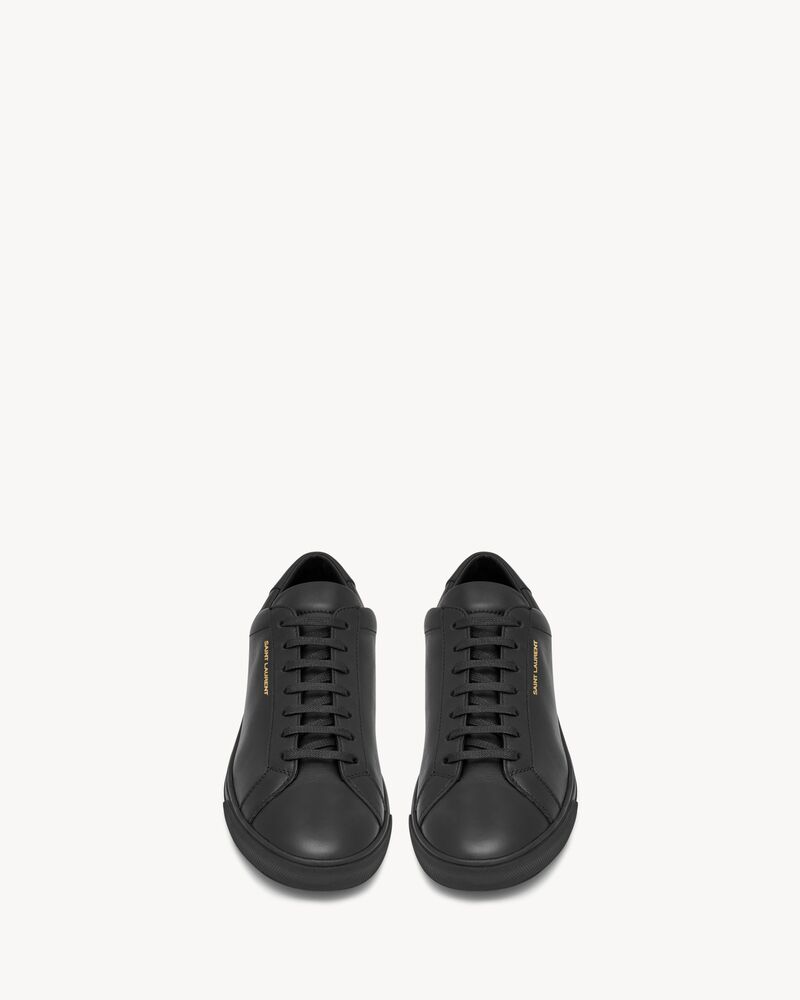 Andy 黑色真皮运动鞋