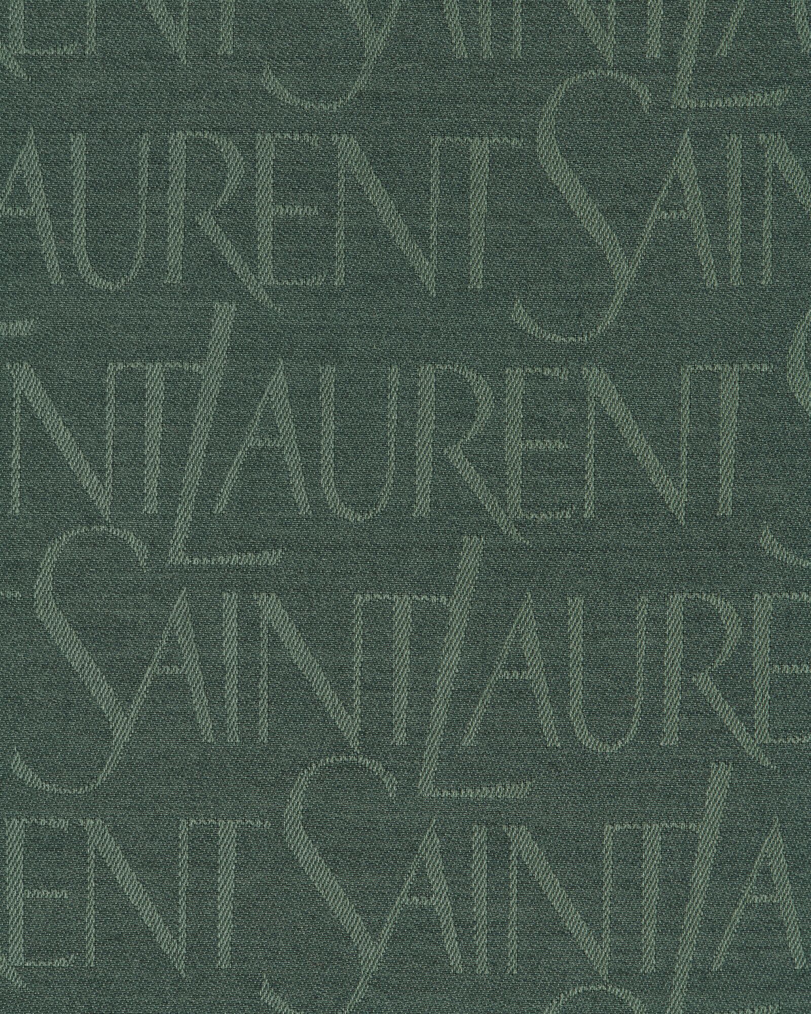 Saint Laurent桑蚕丝和羊毛提花大号方形围巾