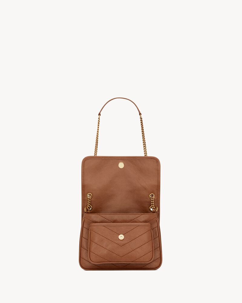 NIKI 小号复古皮革手袋