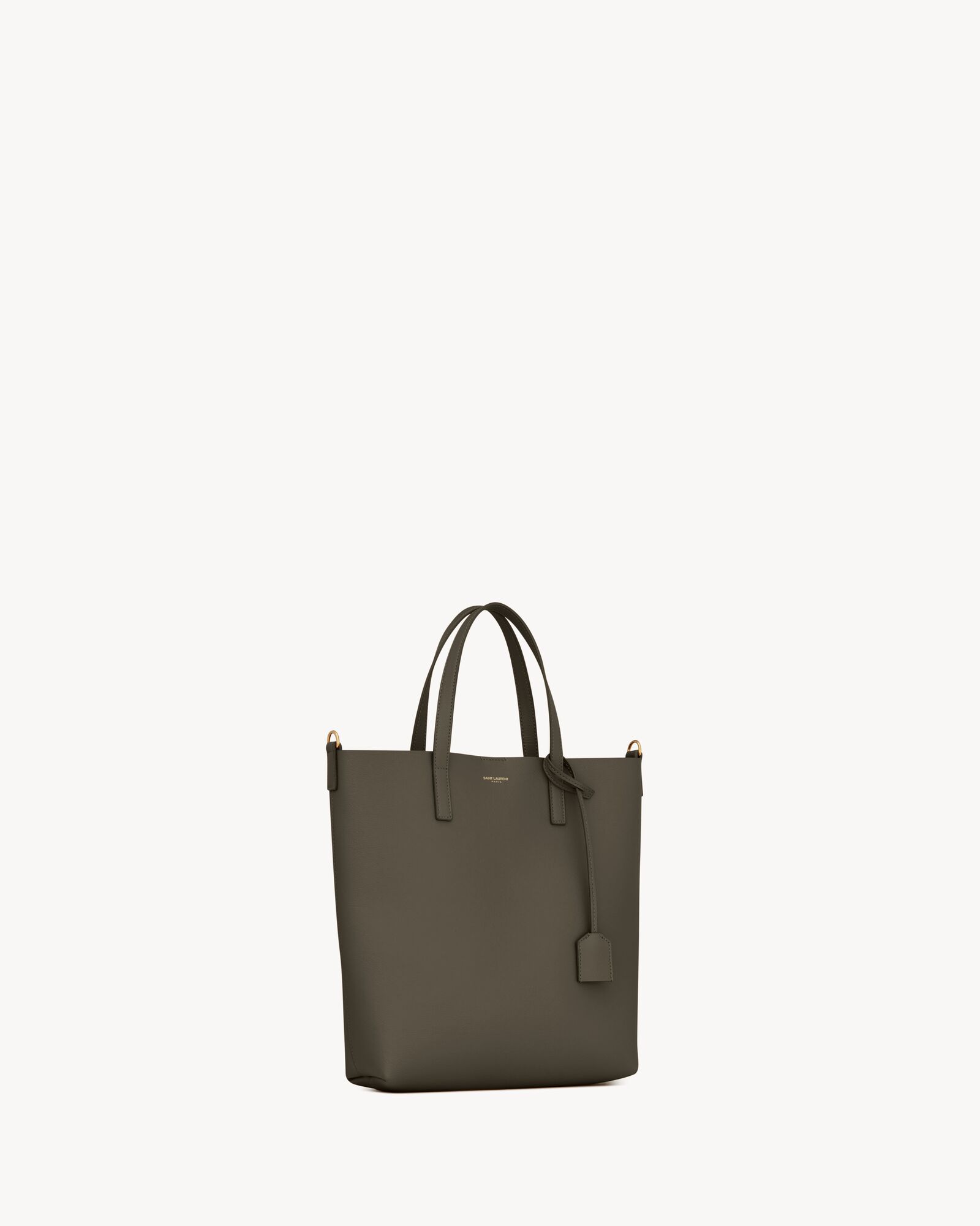 SHOPPING SAINT LAURENT 迷你皮革手袋竖款