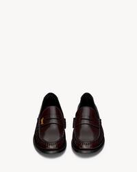 Le Loafer字母标志镜面皮革便士乐福鞋