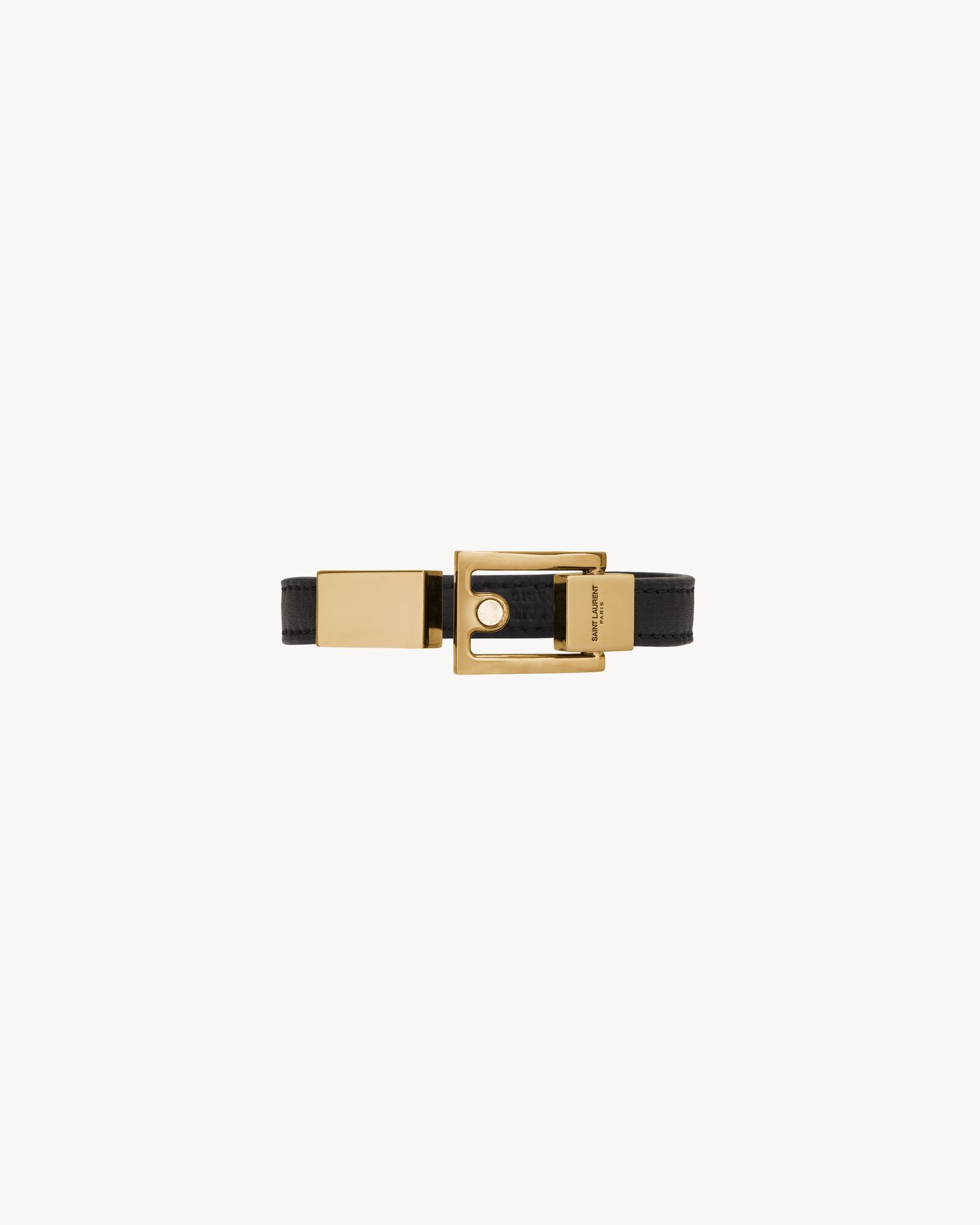 carré 真皮金属手镯