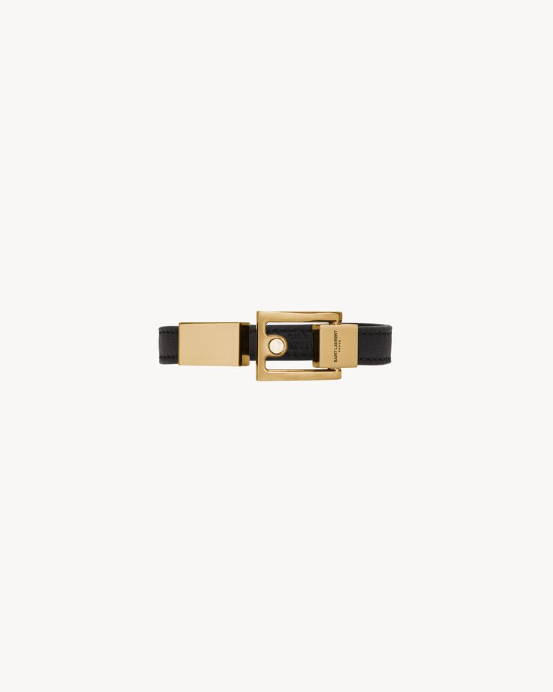 carré 真皮金属手镯