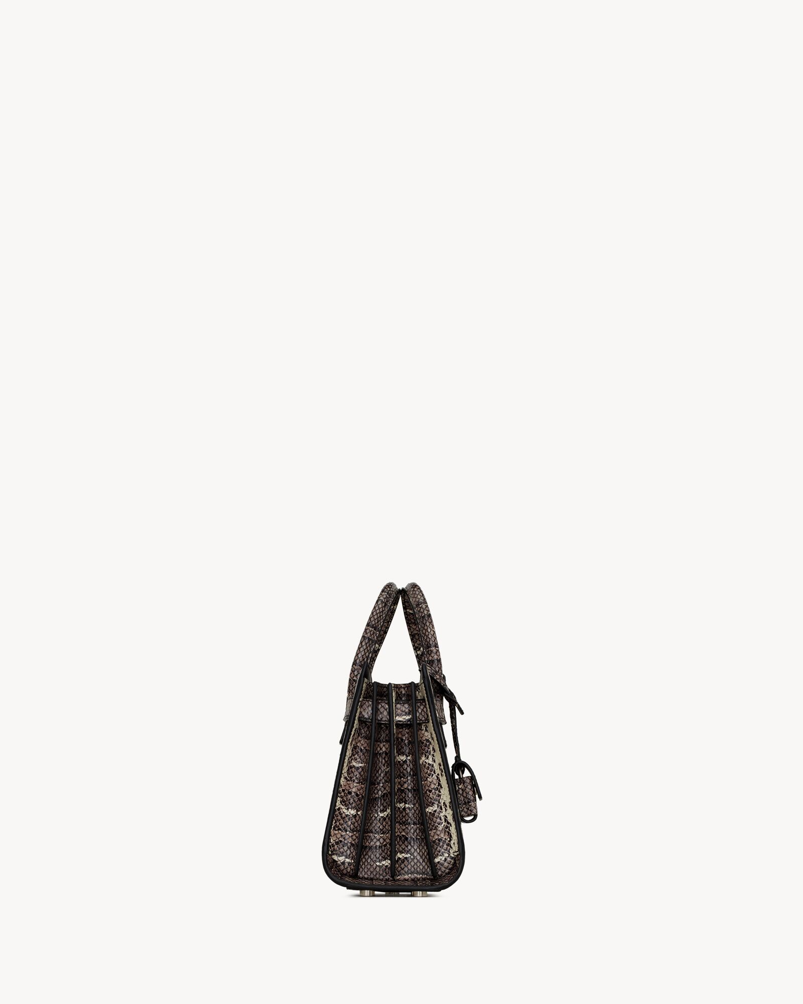 Sac de Jour nano蟒蛇皮革手袋