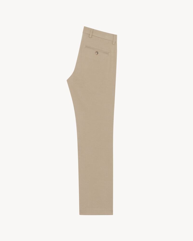 弹力棉混纺奇诺长裤