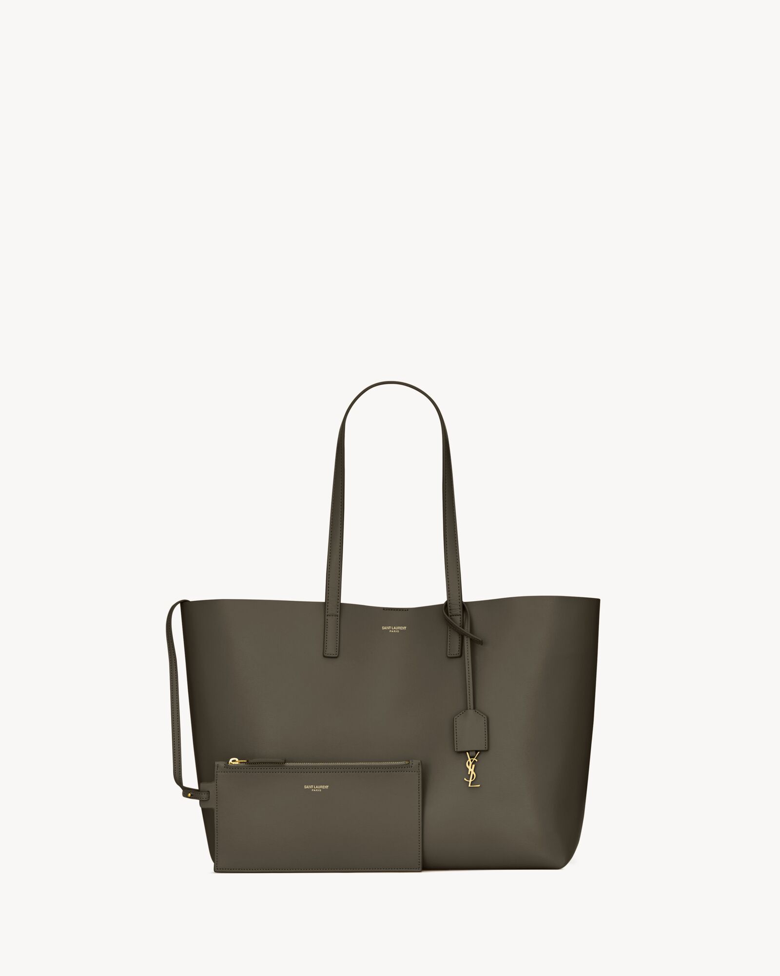 SHOPPING SAINT LAURENT皮革手袋横款