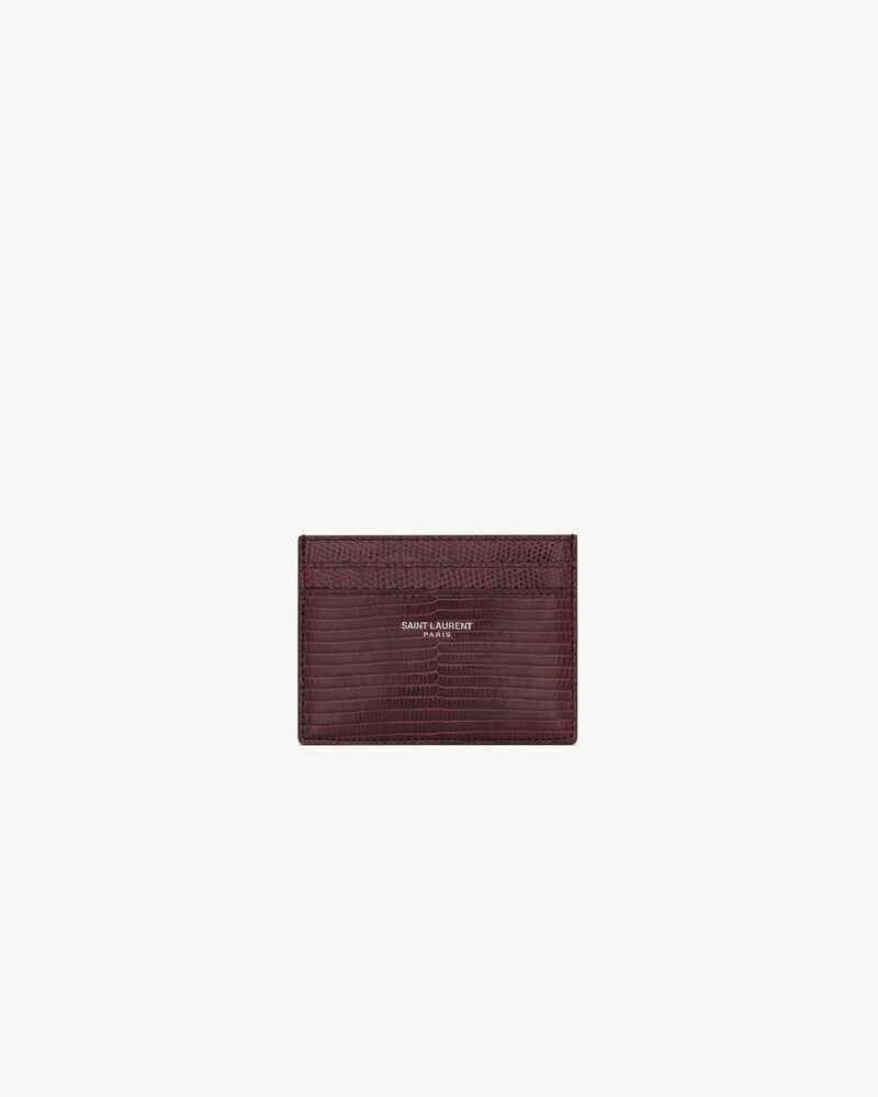 SAINT LAURENT PARIS蜥蜴皮卡包