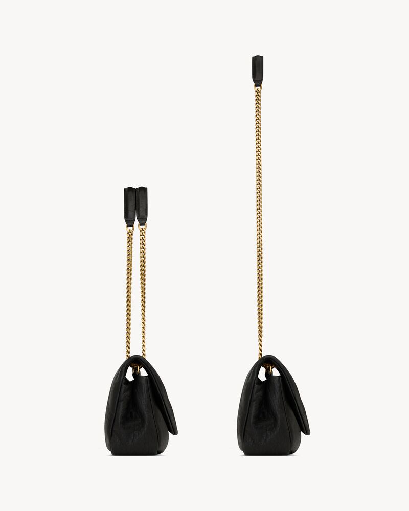 CALYPSO中号粒面羊皮革手袋