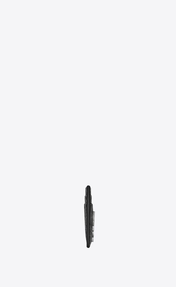 MONOGRAM金银丝蟒蛇纹压印皮革卡包