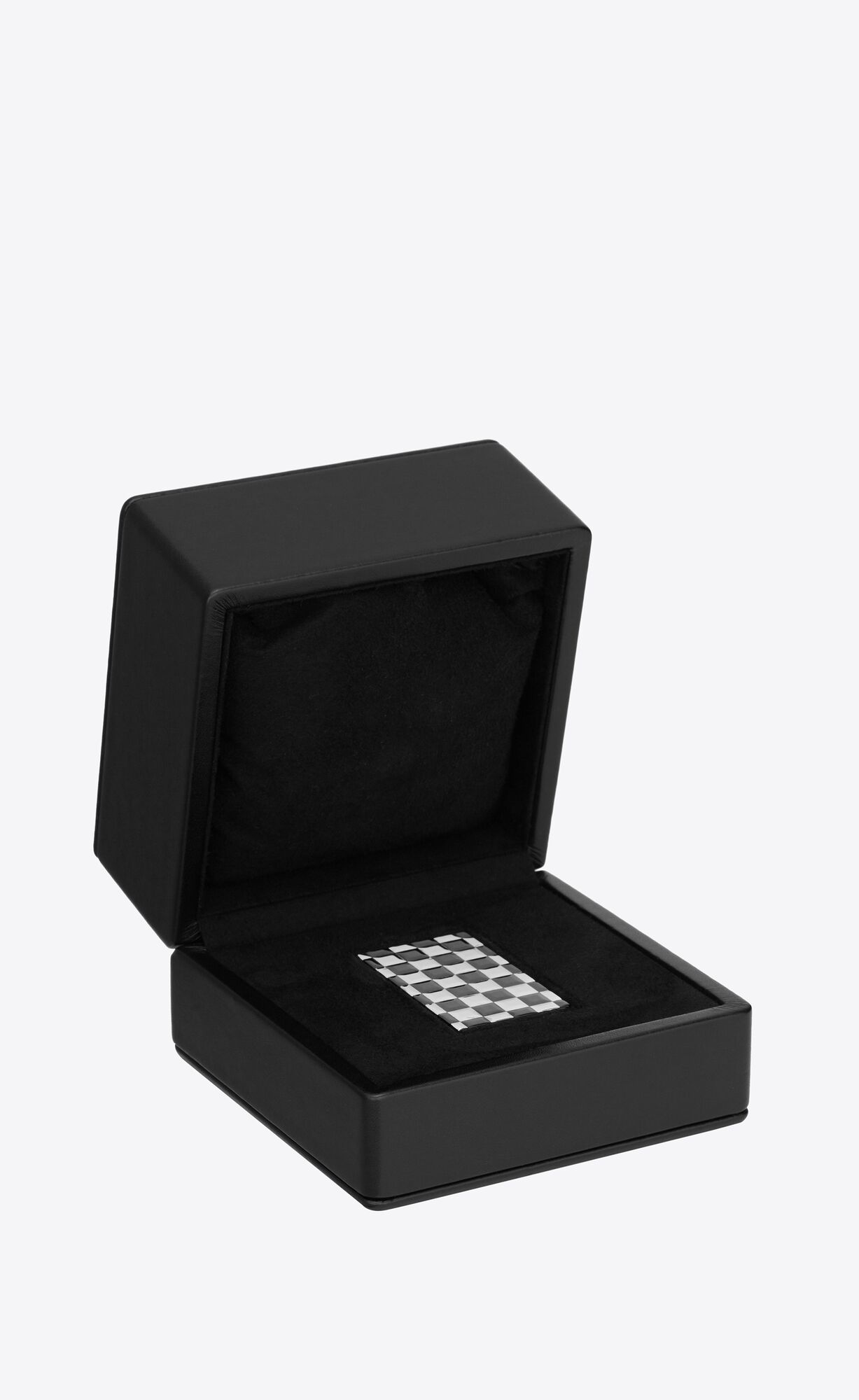S.T. DUPONT textured Checkered Lighter in metal