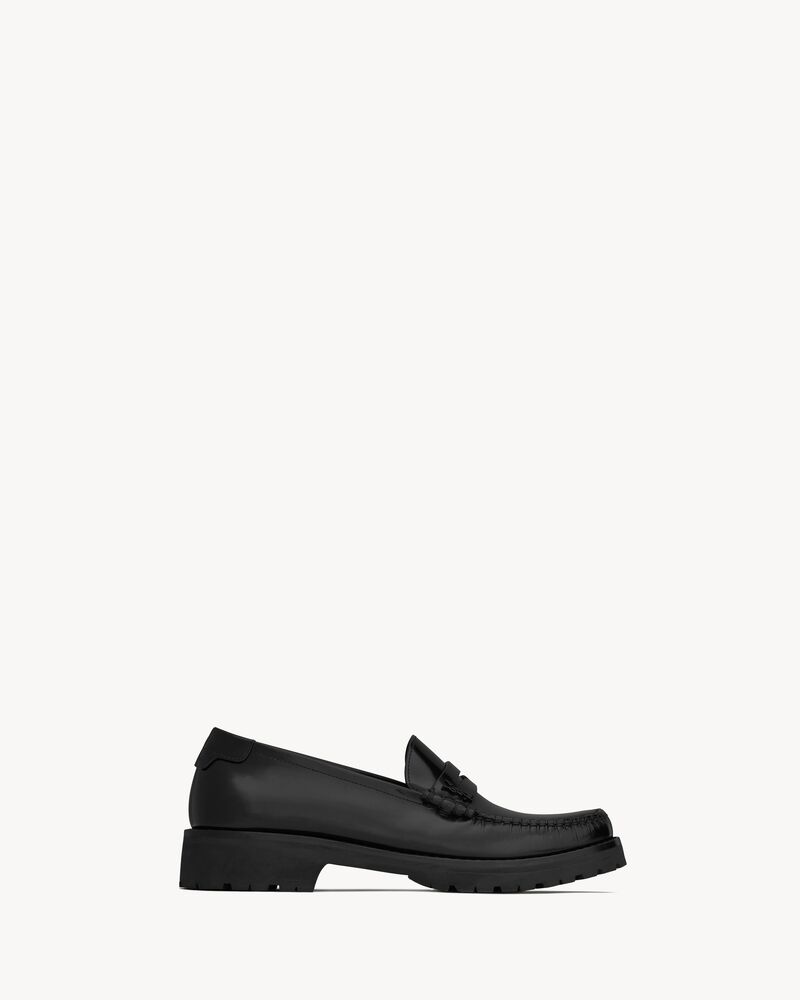 LE LOAFER MONOGRAM镜面皮革厚底便士乐福鞋