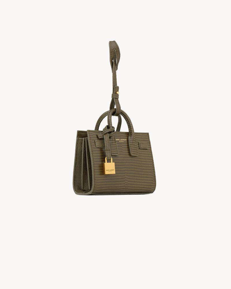 蜥蜴皮材质 SAC DE JOUR MICRO微型手袋