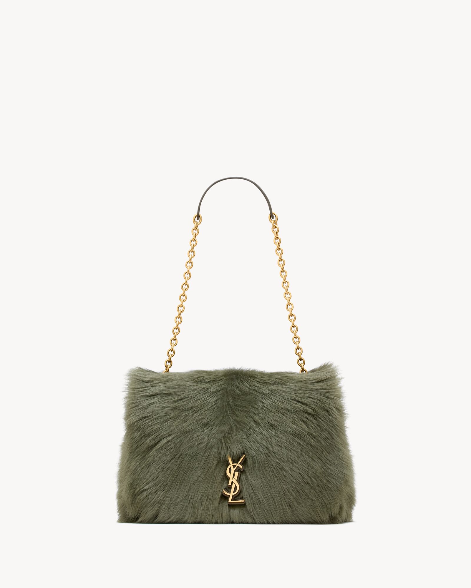 JAMIE 4.3中号羊毛皮手袋