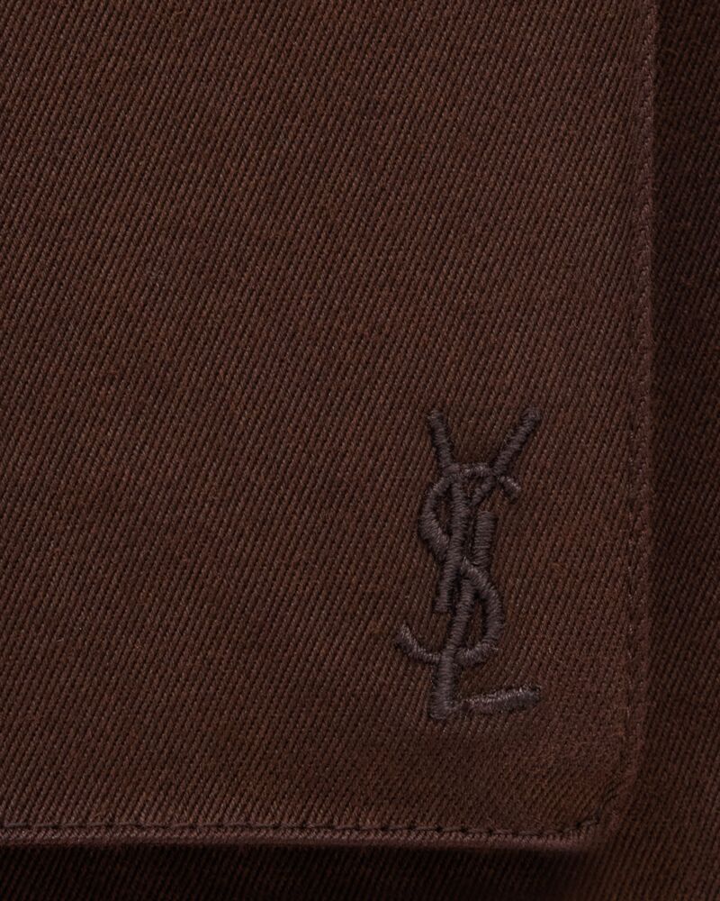 LE CASSANDRE棉质华达呢工装长裤