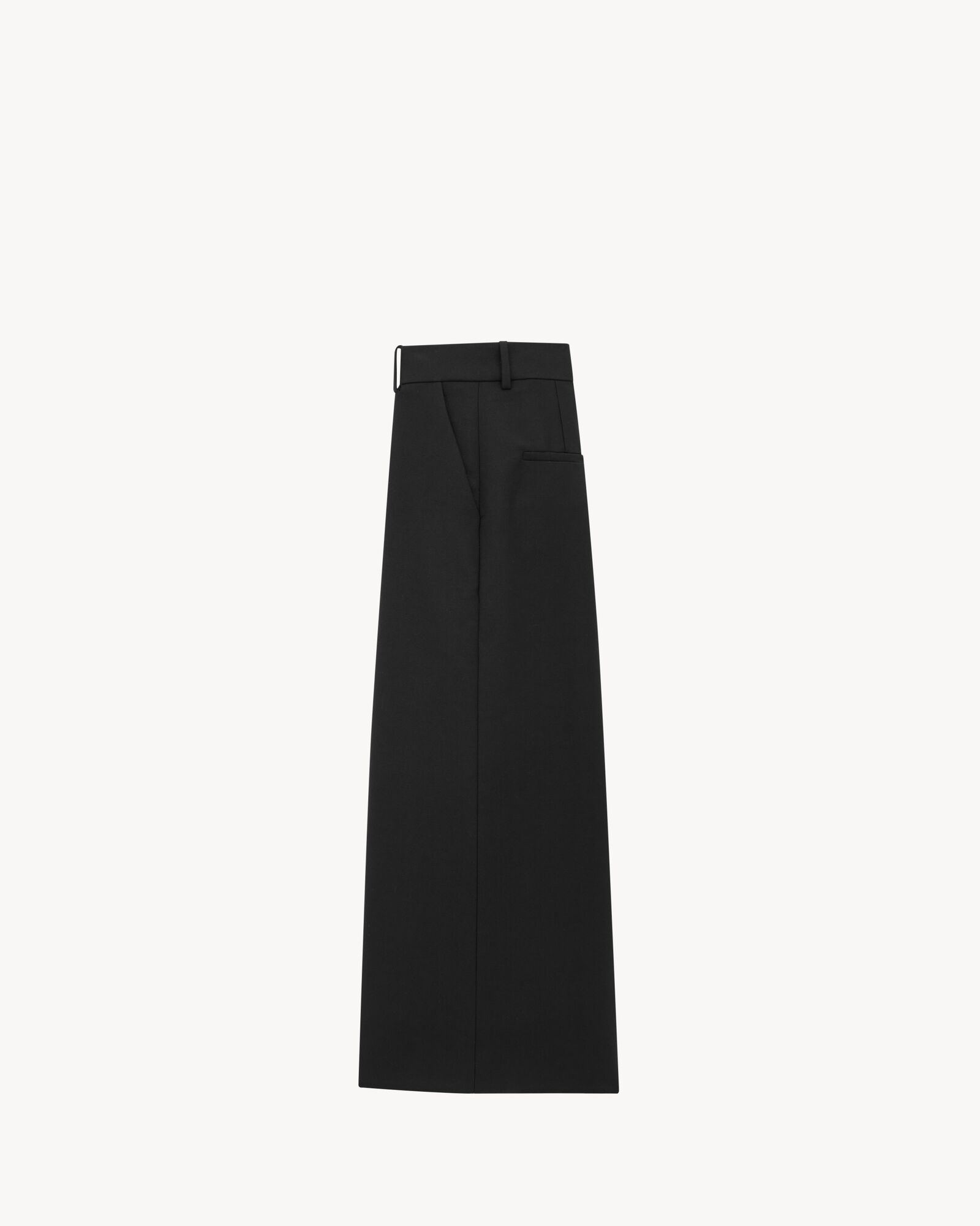 羊毛格纹裙裤