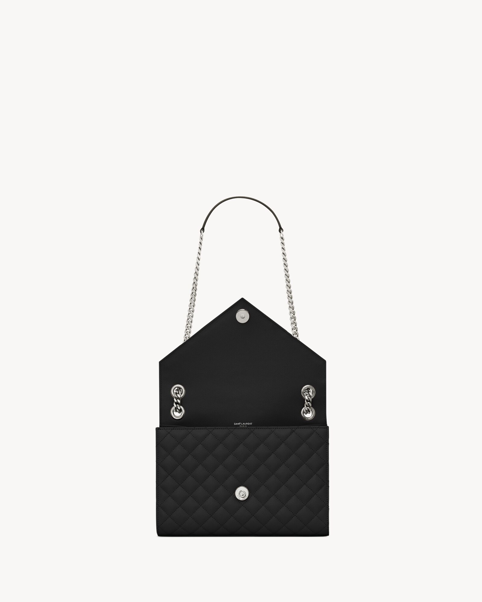ENVELOPE中号粒面绗缝皮革手袋