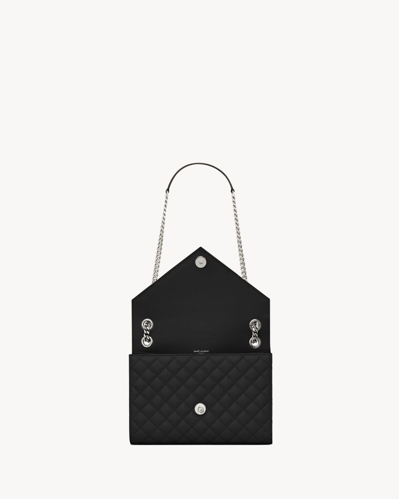 ENVELOPE中号粒面绗缝皮革手袋