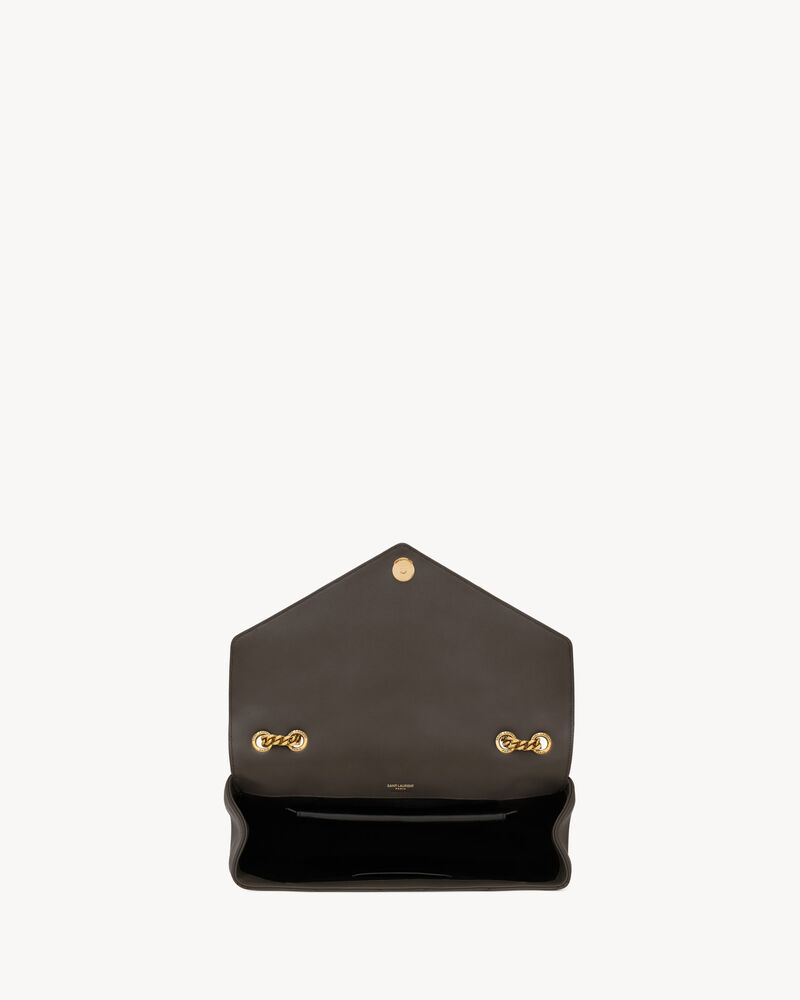 LOULOU大号绗缝羊皮革手袋