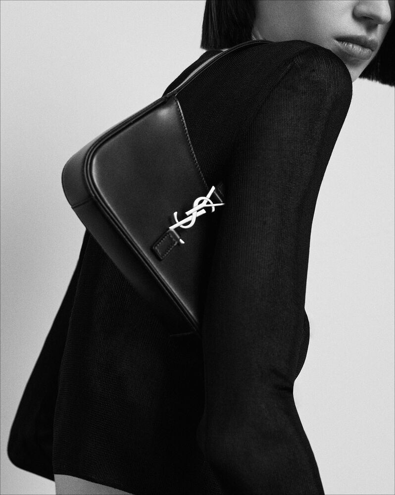 Le 5 à 7迷你漆皮革手袋