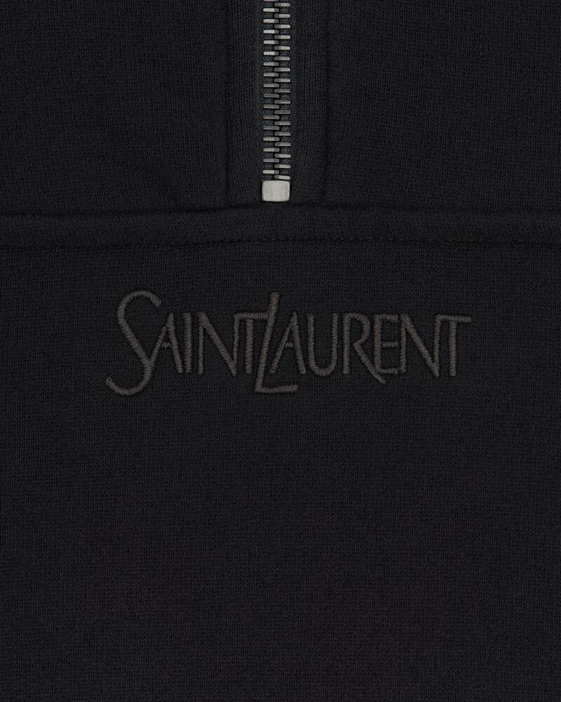SAINT LAURENT半拉链卫衣