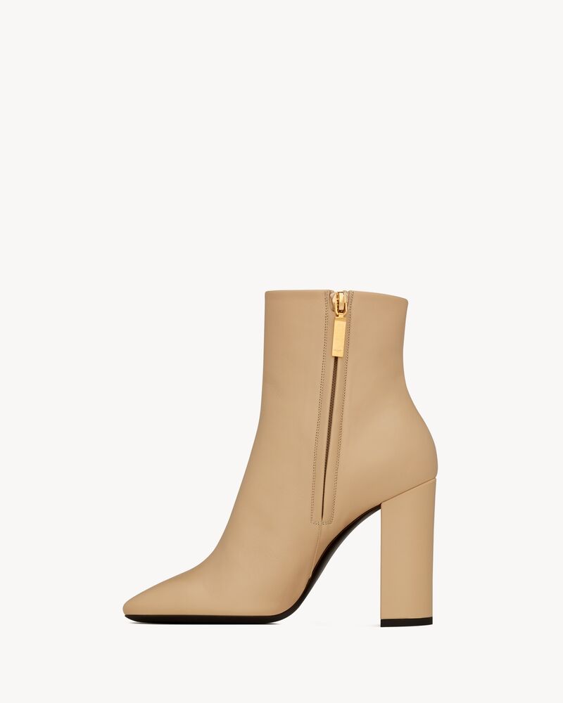 LOU光滑皮革及踝靴