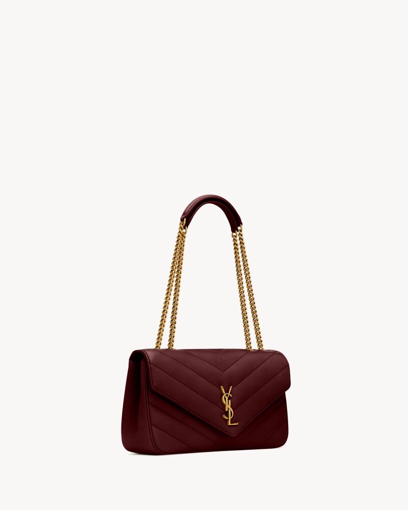 LOULOU中号绗缝小羊皮手袋