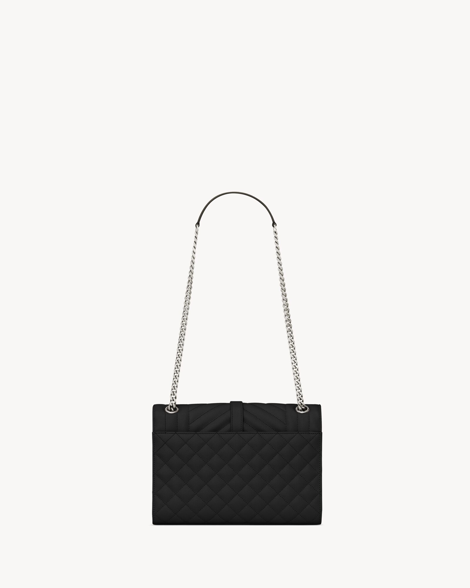 ENVELOPE中号粒面绗缝皮革手袋