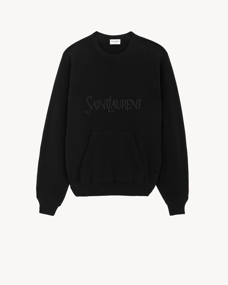 Saint Laurent插肩运动衫