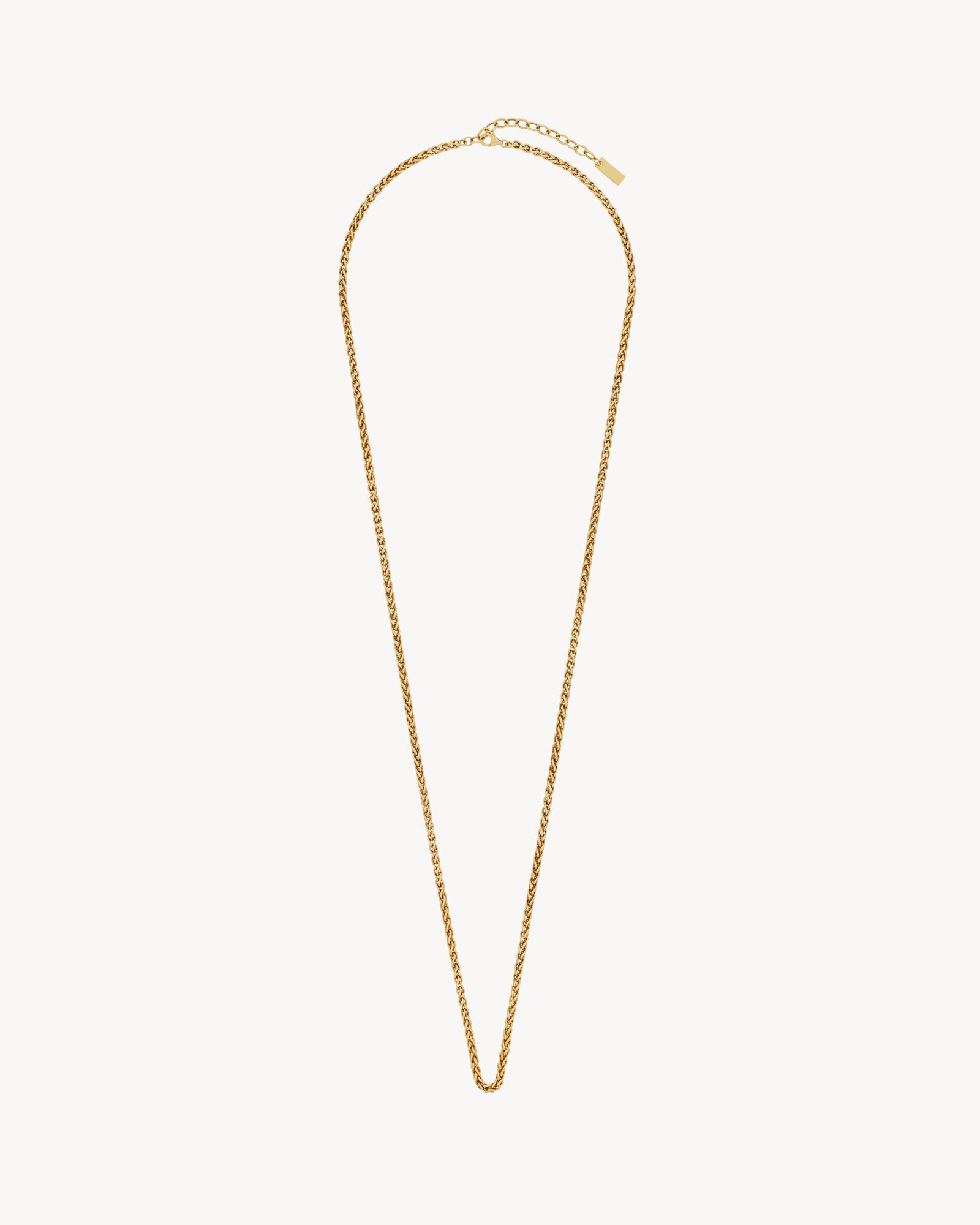 圣罗兰麦穗链条金属长项链_saint laurent圣罗兰官方网站 | ysl.cn