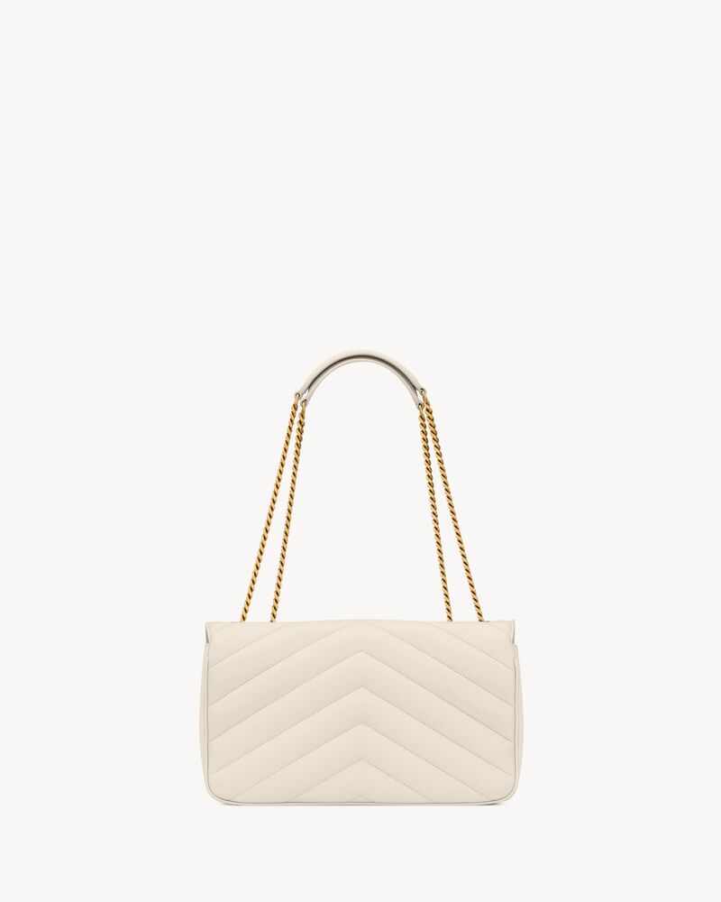 LOULOU中号绗缝小羊皮手袋