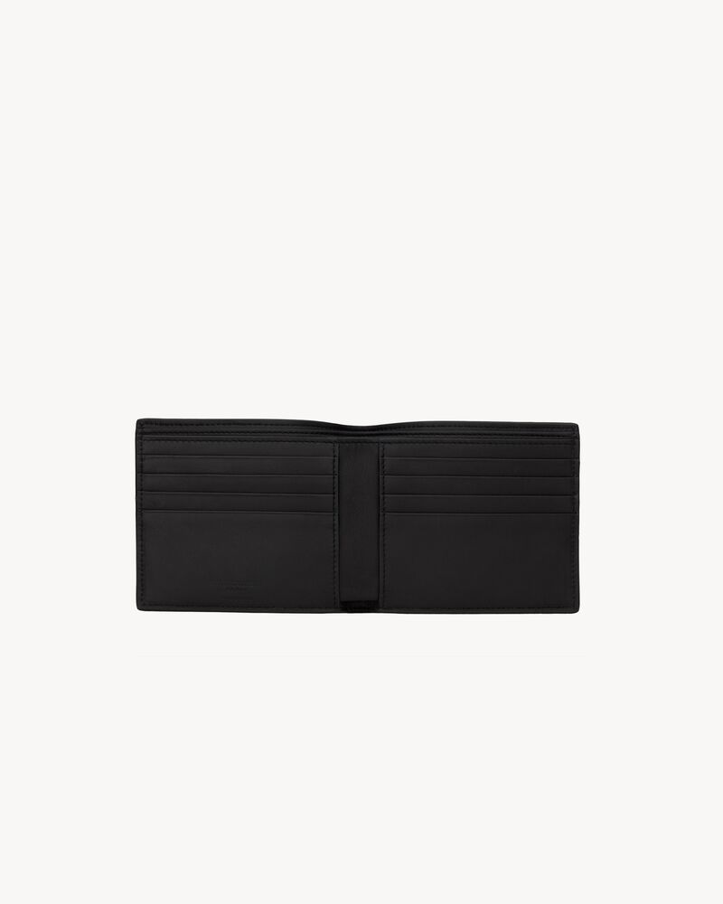 SAINT LAURENT PARIS鳄鱼压纹皮革钱包