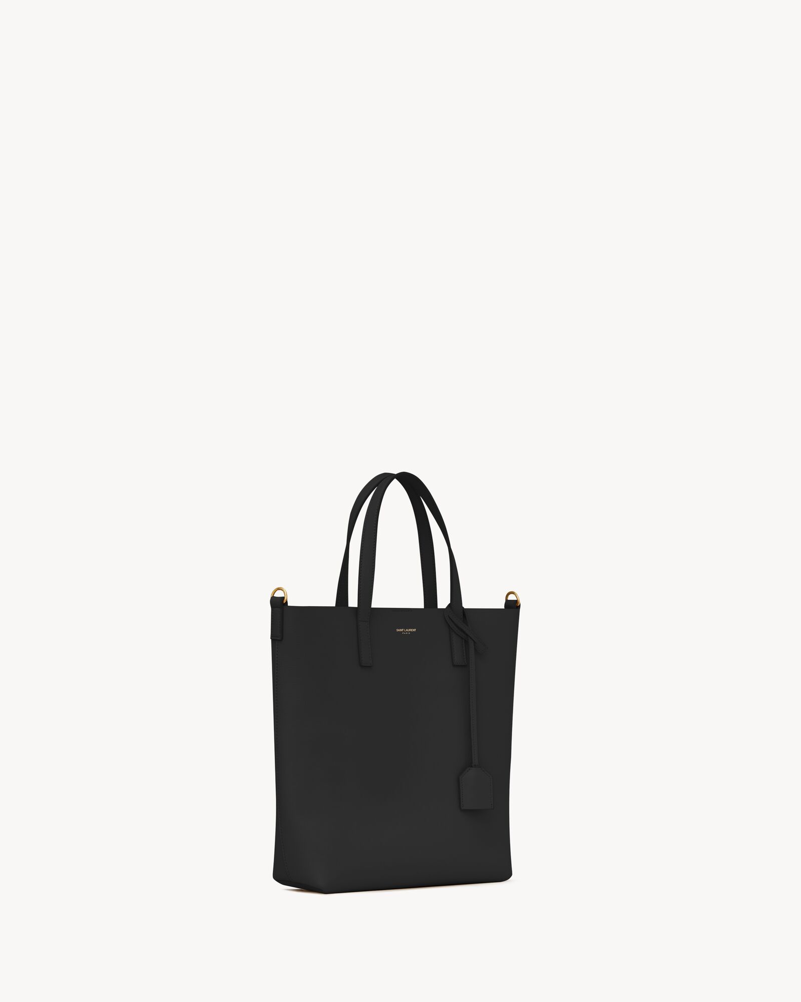 SHOPPING SAINT LAURENT 迷你皮革手袋竖款
