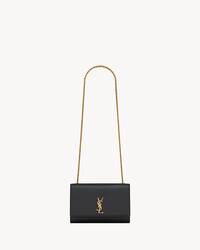 KATE小号亮面皮革手袋