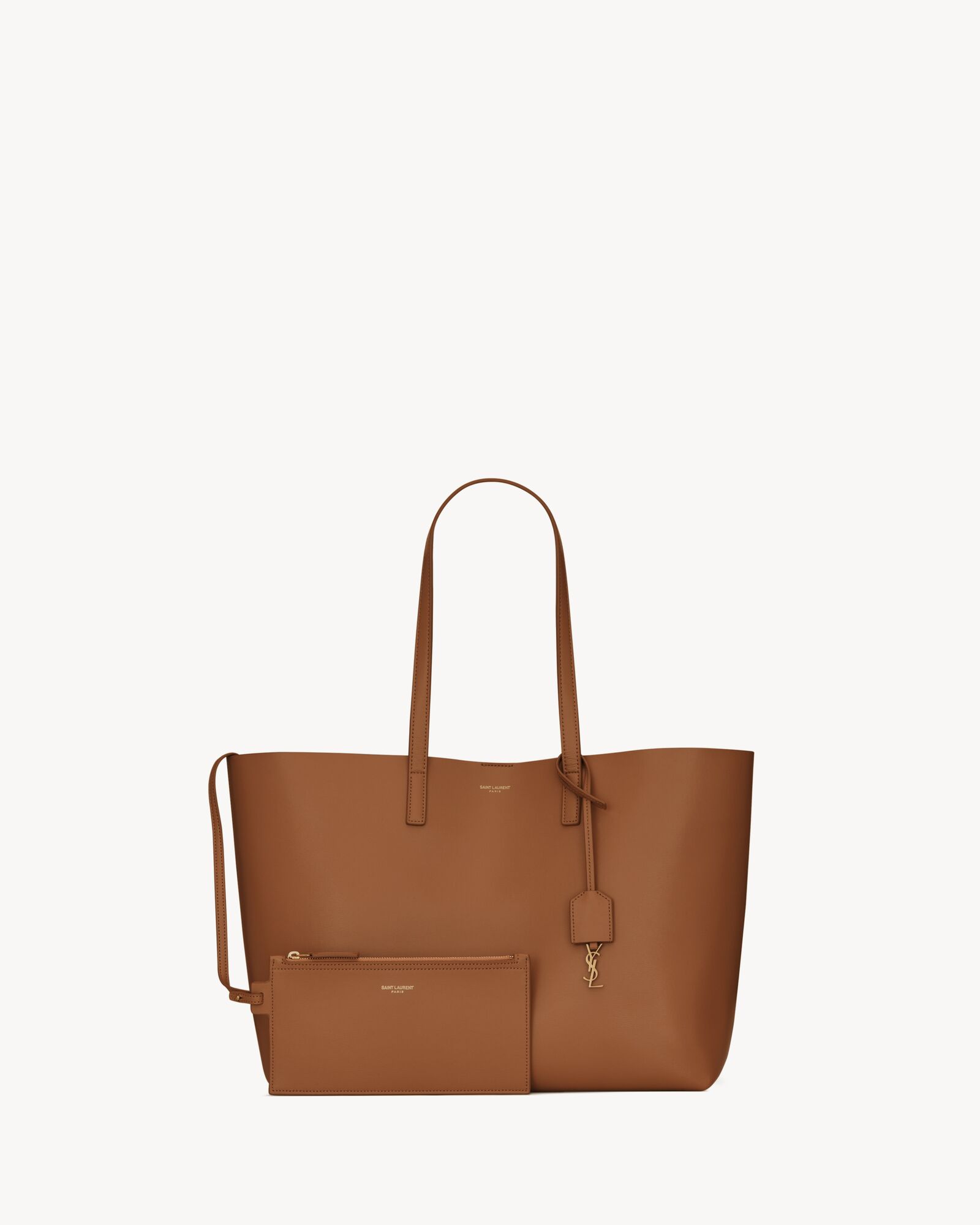 SHOPPING SAINT LAURENT皮革手袋横款