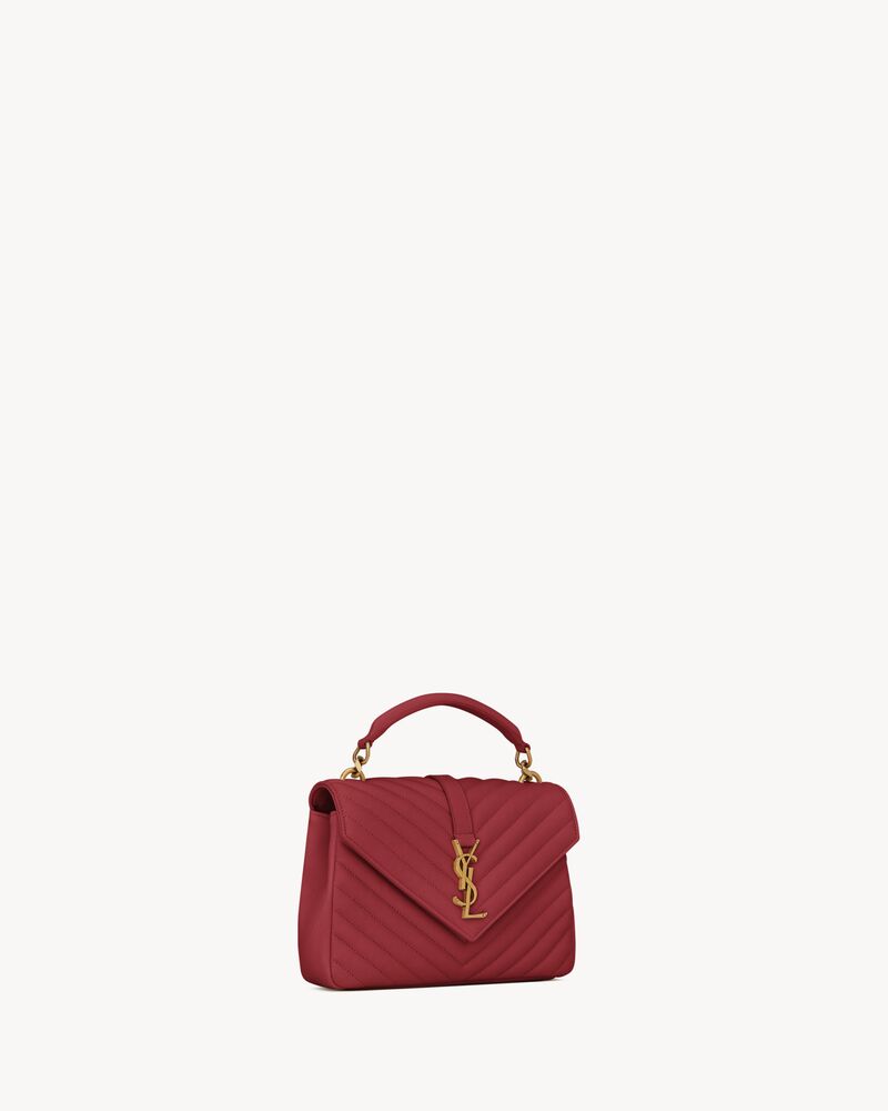 COLLÈGE中号绗缝皮革手袋