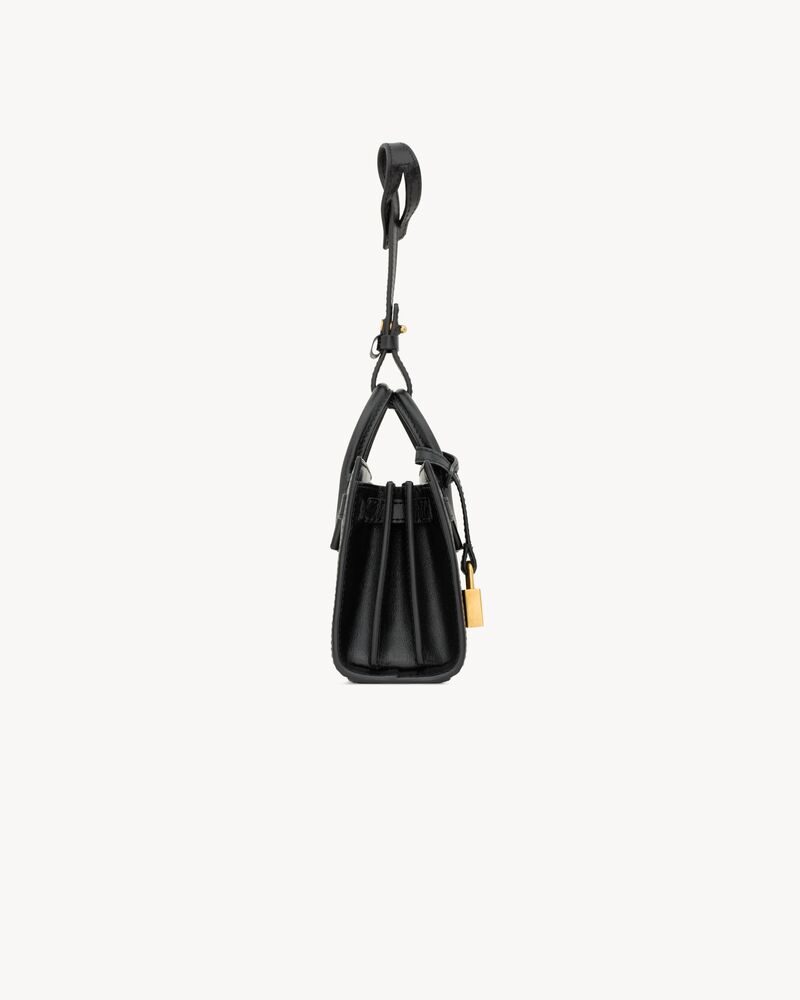 SAC DE JOUR BABY光滑皮革微型手袋