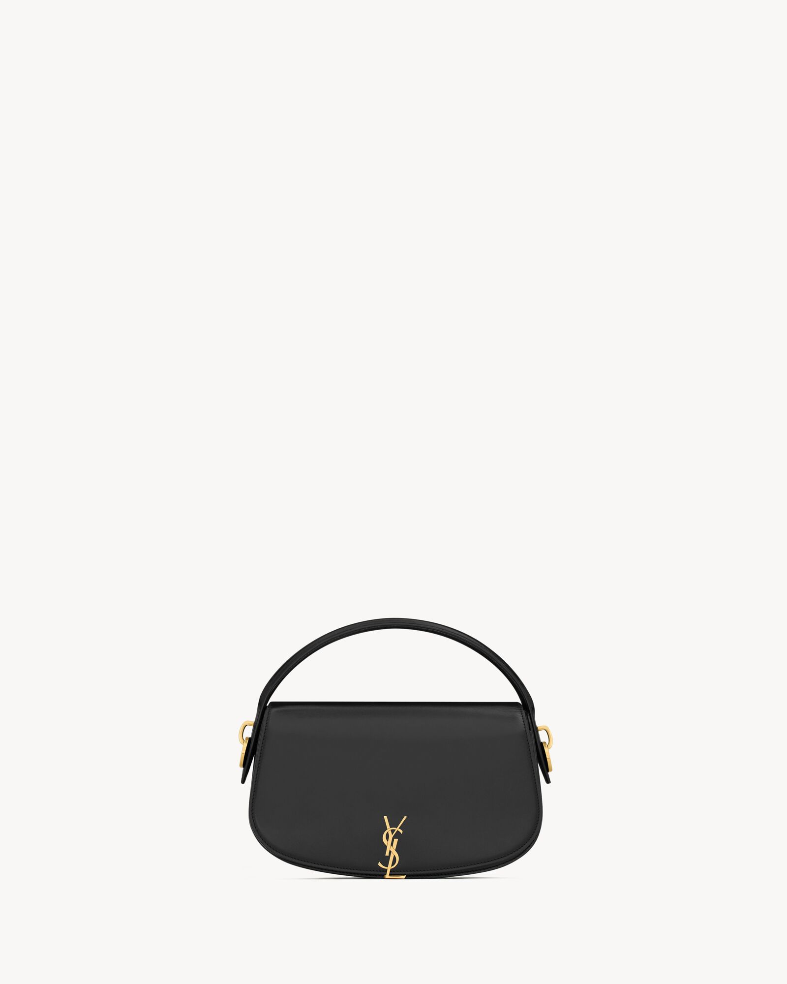 黑色VOLTAIRE皮革肩背包