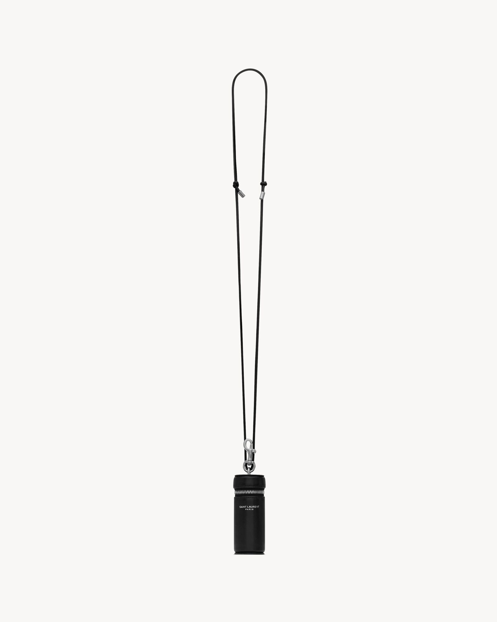 SAINT LAURENT PARIS TUBE光滑皮革项链