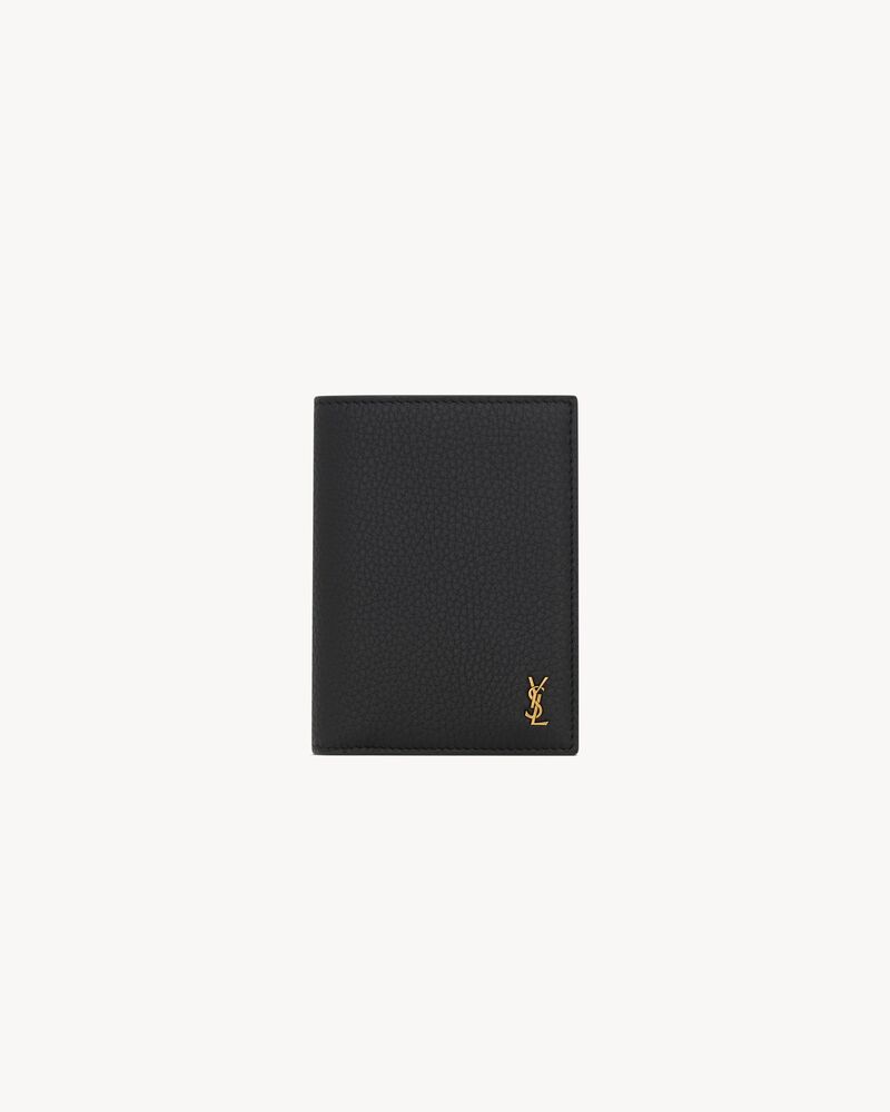 TINY LE CASSANDRE粒面皮革信用卡钱包