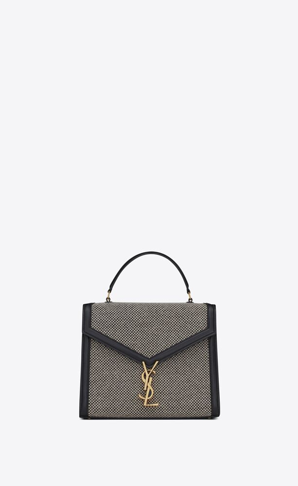 圣罗兰cassandra中号编织粗花呢手提包 Saint Laurent圣罗兰官方网站 Ysl Cn 圣罗兰cassandra中号编织粗花呢手提包 Saint Laurent圣罗兰官方网站 Ysl Cn