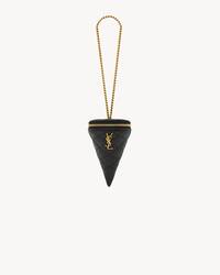 小羊皮迷你锥形手袋