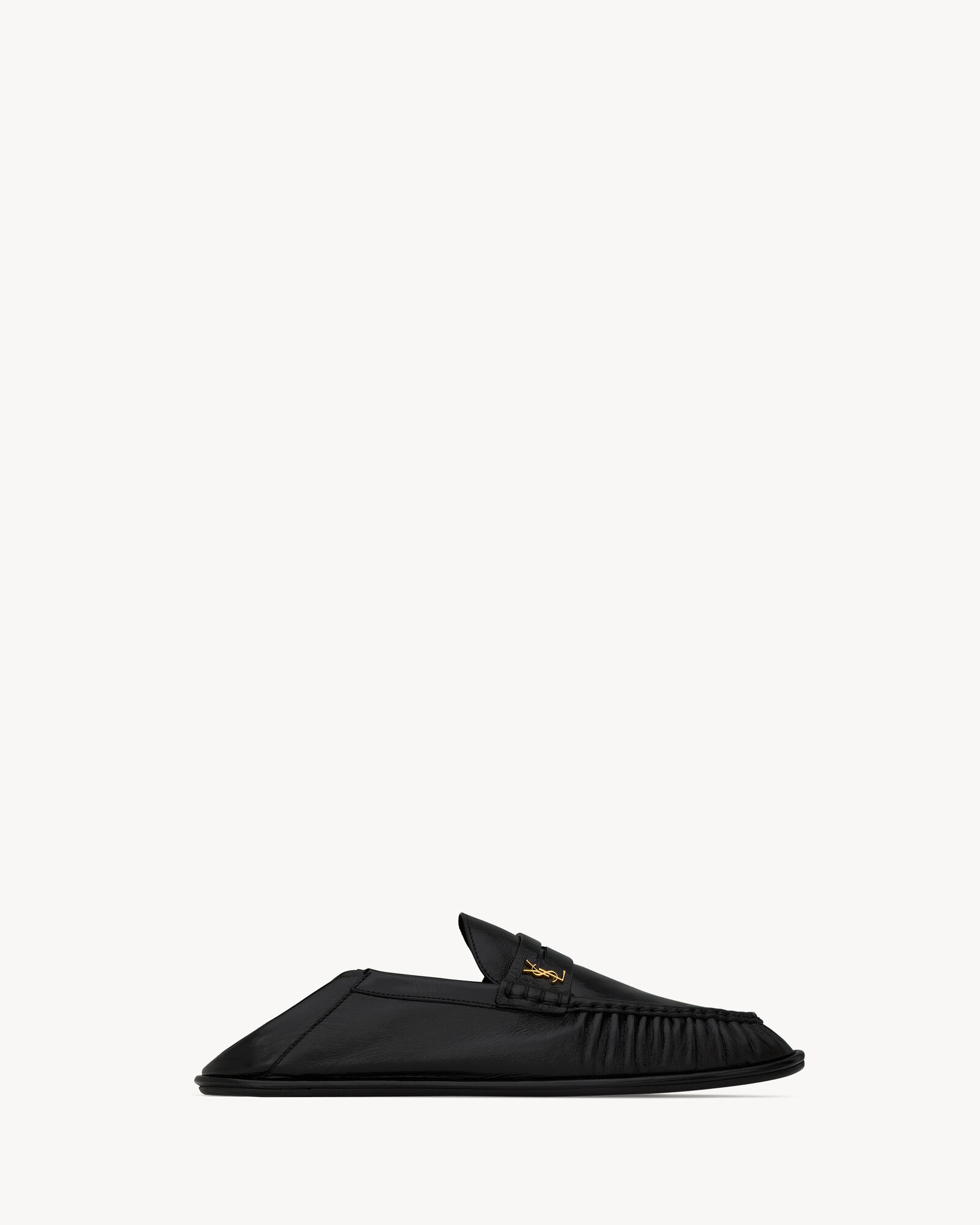 LE LOAFER可折叠光滑皮革乐福鞋