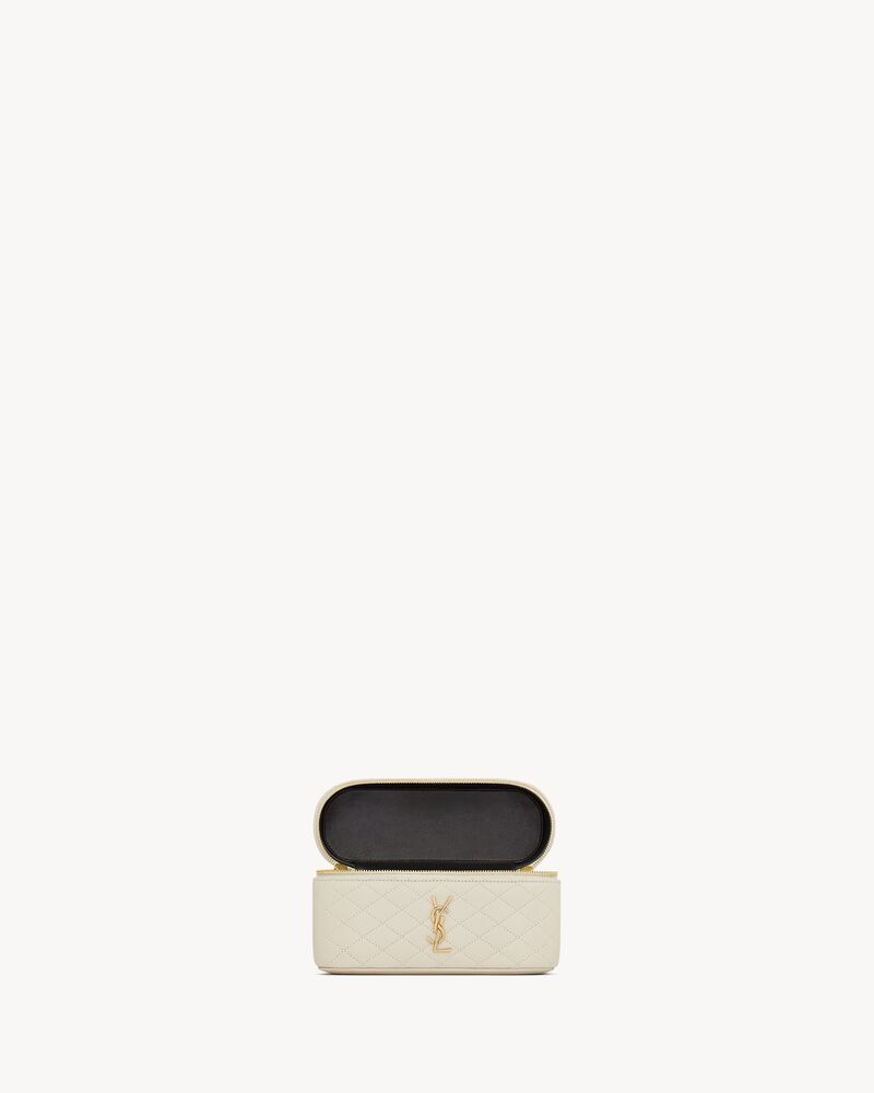 GABY VANITY BAG 小羊皮肩带手拿包