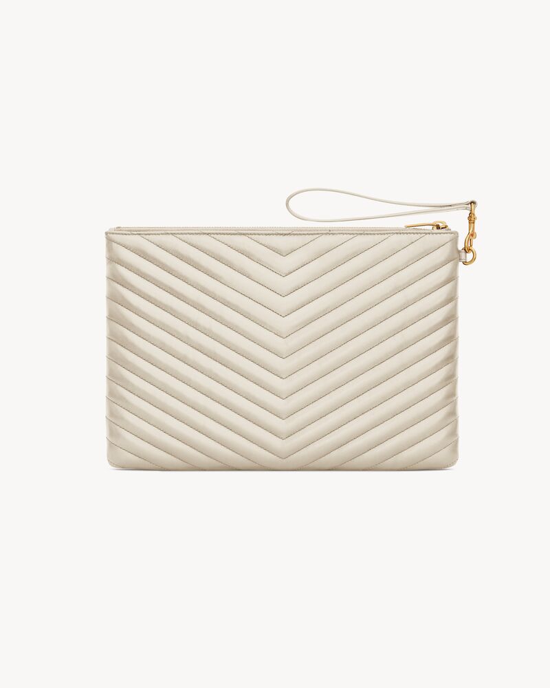 CASSANDRE  MATELASSÉ绗缝皮革平板电脑包